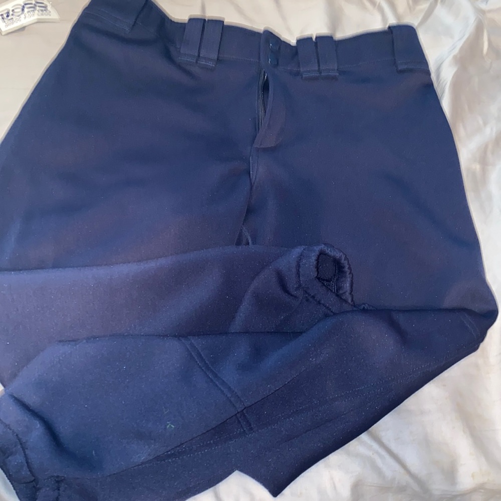 Medium Mizuno Softball Pants Navy Blue